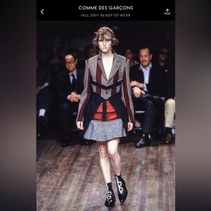 Comme des Garcons Vintage Blazer Jacket Coat Runway 2001